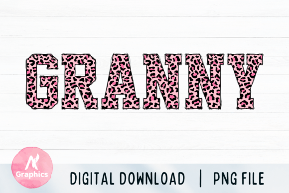 Download Granny Sublimation PNG - Pink Leopard - Pink Collection